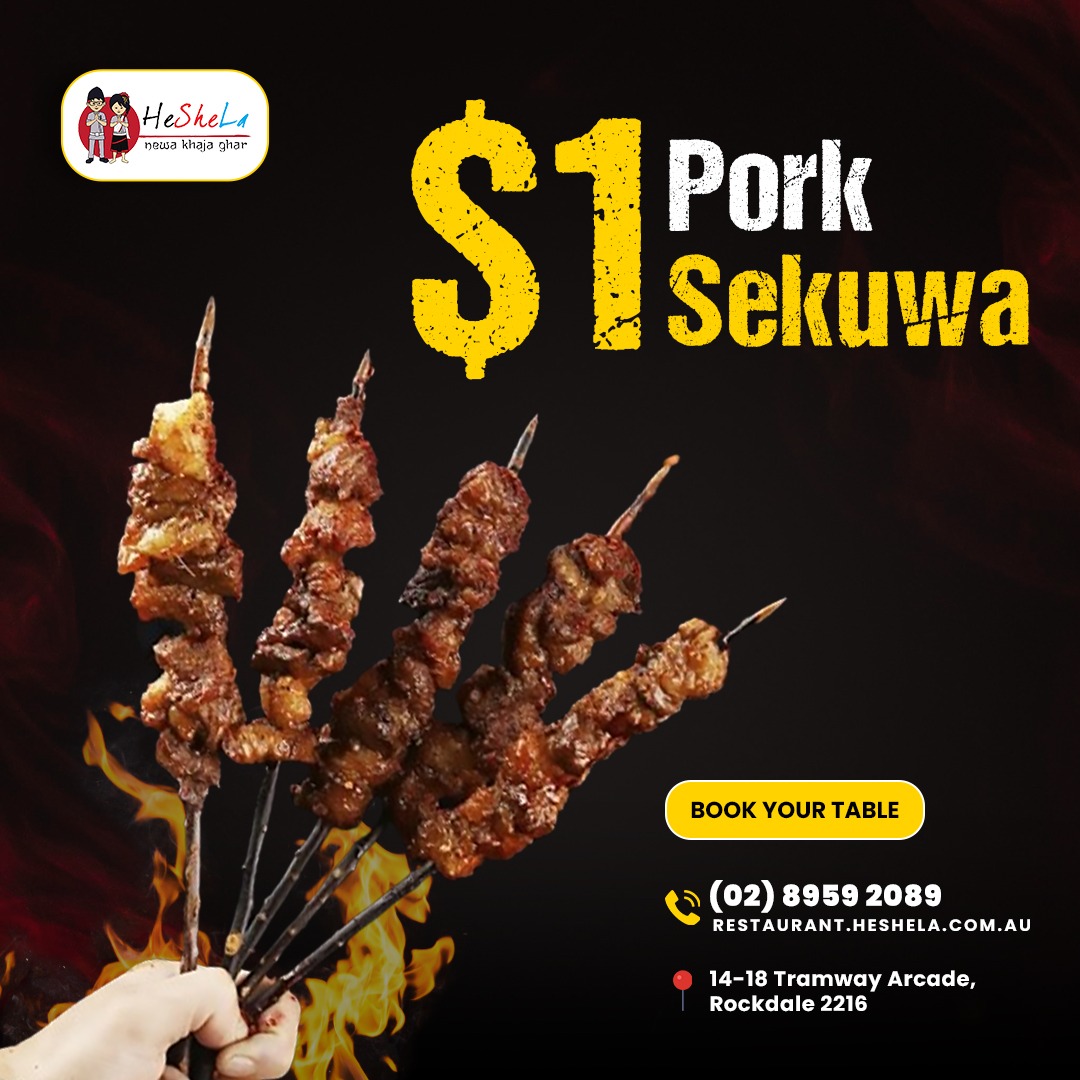 $1 Pork Sekuwa